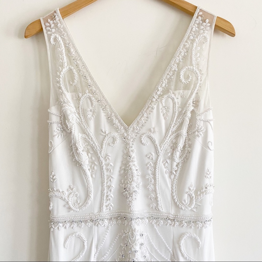 BHLDN Beaded Sorrento Wedding Dress - Picture 10 of 15